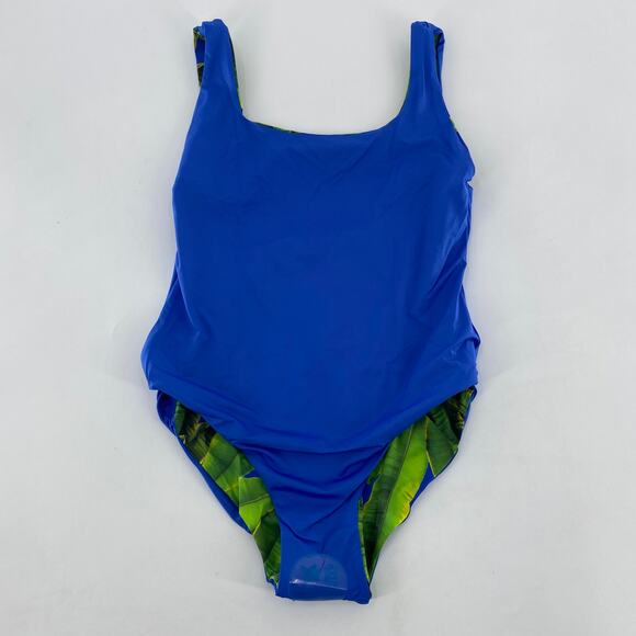 Alice And Olivia Remy Scoop Neck Reversible Swimsuit M - Picture 10 of 15